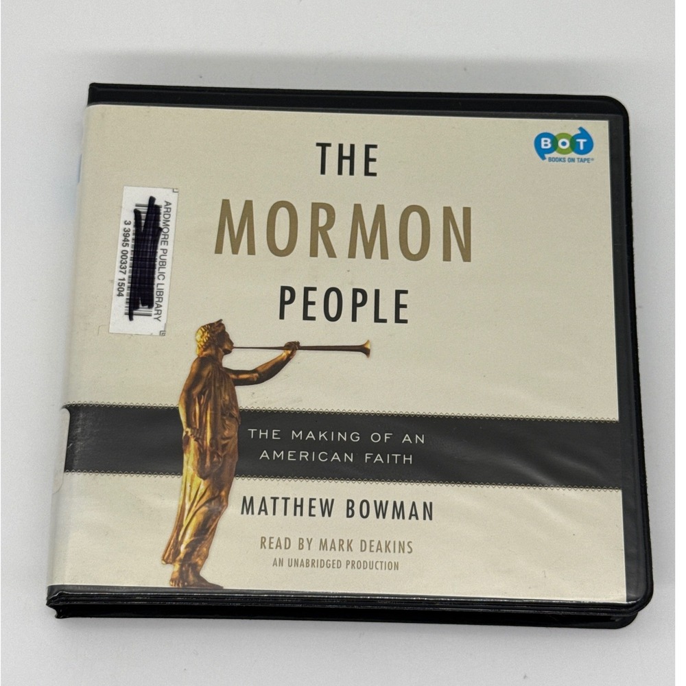 The Mormon People Matthew Bowman Unabridged Audio Book 9CDs Mark Deakins History